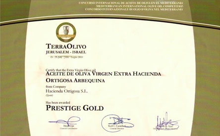 PRESTIGE GOLD Preis - TERRAOLIVO2010 : lpresse Hacienda Ortigosa