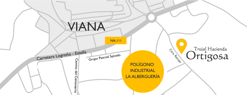 Mapa de localización : Trujal Hacienda Ortigosa