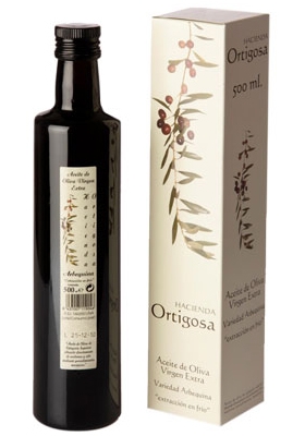 Case with single bottle 0.5 litres : Oil Press Hacienda Ortigosa